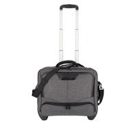 Dermata 2 Rollen Businesstrolley 44 cm Laptopfach grau