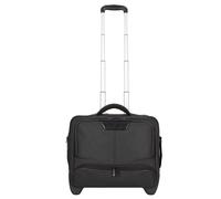 Dermata 2 Rollen Businesstrolley 44 cm Laptopfach schwarz