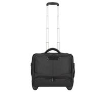 Dermata 2 Rollen Businesstrolley 44 cm Laptopfach schwarz Herren