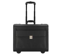 Dermata 2 Rollen Pilotentrolley 40 cm schwarz Herren