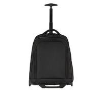 Dermata 2 Rollen Rucksacktrolley 47.5 cm Laptopfach schwarz Herren