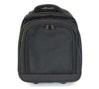Dermata 2-Rollen-Rucksacktrolley Basic Plus – Nylon, 47,5 cm, Laptopfach, Schwarz