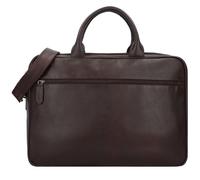 Dermata Aktentasche Leder 40 cm Laptopfach braun Herren