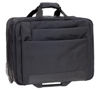 Dermata Aktentrolley Trolley Handgepäck Laptoptrolley Trolly Office 3479ny Schwarz