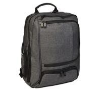 Dermata Laptop Rucksack Canvas 45 cm - Schwarz