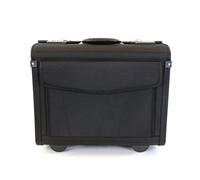 Dermata Pilotenkoffer 1340NY, Trolley, Nylon, mit Laptopfach, schwarz