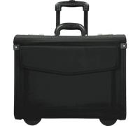 Dermata Pilotenkoffer 1340NY, Trolley, Nylon, mit Laptopfach, schwarz