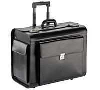 Dermata Pilotenkoffer Businesstrolley 49.5 cm schwarz