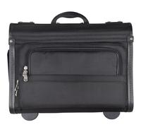 Dermata Pilotenkoffer Trolley 46 cm Laptopfach schwarz
