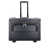 Dermata Pilotenkoffer Trolley 48 cm Laptopfach schwarz