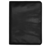 Dermata Schreibmappe A4 aus Rindleder 36,5 cm schwarz