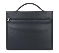 Dermata Schreibmappe Leder 34 cm schwarz