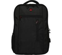 DERNIER - Travel ´N´ Meet Rucksack aus Spinnstoff Schwarz Schwarz