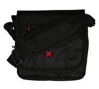 DERNIER - Travel ´N´ Meet Schultertasche aus Spinnstoff Schwarz Schwarz