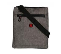 DERNIER - Travel N Meet Schultertasche aus Stoff grau Grau