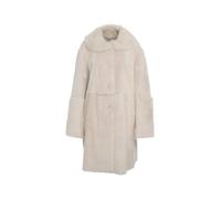 Desa 1972 - Lamb Leather Coat With Voluminous Collar And Uniqu - Größe 38 - grau