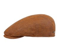 Descott Leinen Flatcap by Stetson rost 55 cm