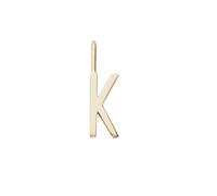 Design Letters Schmuckanhänger K Vergoldet 10 mm