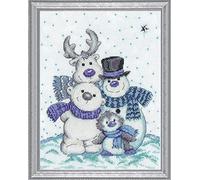 Design Works Crafts Kreuzstich-Set Snow Pals, nach Zählmuster
