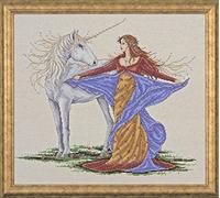 Design Works Crafts Kreuzstich Stickpackung Einhorn, Zählmuster