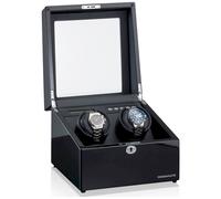 Designhütte Uhrenbeweger München 2 LCD - Schwarz / Schwarz
