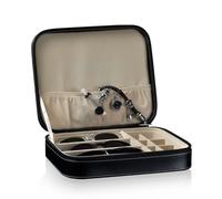 Designhütte Brillenbox / Schmucketui Stella 2 für drei Brillen und Schmuck - Schwarz