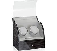 Designhütte Uhrenbeweger Basel 2 LCD - Dark Oak