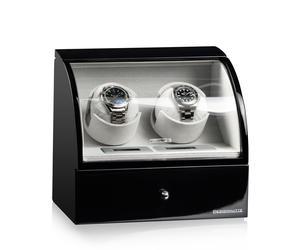 Designhütte Uhrenbeweger Basel 2 LCD - Schwarz / Grau