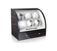 Designhütte Basel 6 LCD Uhrenbeweger - Dark Oak