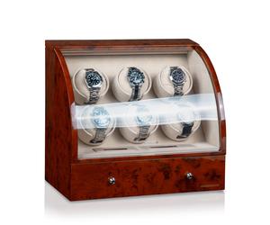 Designhütte Uhrenbeweger Basel 6 LCD - Wurzelholz