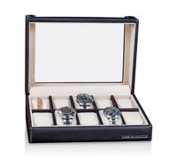 Designhütte Uhrenbox Venice 10 - Schwarz