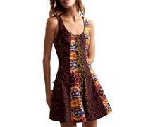 DESIGUAL ABITO CORTO DONNA GIALLO
