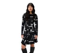 Desigual Damen Schwarzes Kurzes Kleid - Größe: S