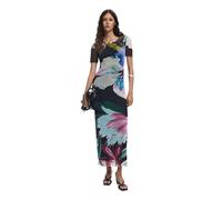 Desigual Langes Schwarzes Damenkleid - Größe: S
