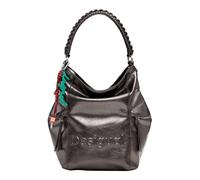 Desigual Arica Half Logo Backpack Big Dark Silver