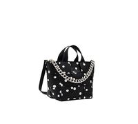 Desigual Tasche New Splatter Valdivia – mit Griffen und abnehmbaren Schultergurten – Uni Schwarz