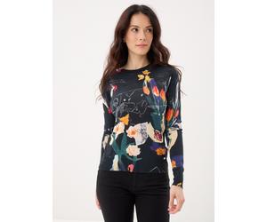 Desigual - Bekleidung Jers Nantes Lacroix - schwarz - Größe S