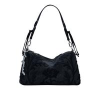 Desigual Damen Umhängetasche Bergamo Floral Shoulder Bag – schwarz