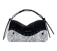 Desigual Umhängetasche Bergamo Snake Patch Schwarz Größe UNICA