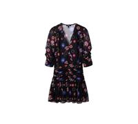 Desigual Blumenkleid V-Ausschnitt 3/4-Arm für Frühling/Somme - Größe: L