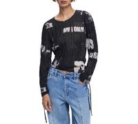 Desigual BLUS_Breaking News, 2000 Black, XL