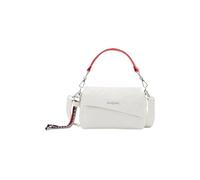Desigual Bols Deja Vu Phuket Mini, Damen-Umhängetasche Einheitsgröße weiß, kleine bestickte Tasche mit Innentasche mit Reißverschluss, Weiß
