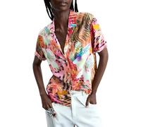 Desigual Damen Swim Nasau T-Shirt, rot, Large