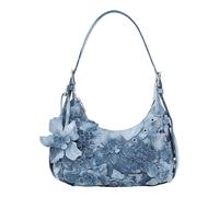 Desigual Curio Denim Shoulder Bag Denim Dark Blue