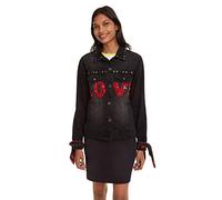 Desigual Damen 19WWED255162S Jacken, Blue, S