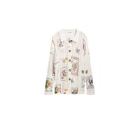 Desigual Damen 25SWJF35 Sweatshirt, White, M