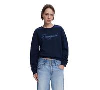 Desigual Damen 25SWSK16 Sweatshirt, Blue, XL