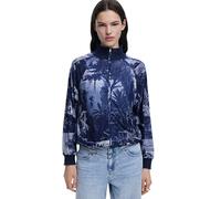 Desigual Damen 25SWSK42 Sweatshirt, Blue, XS