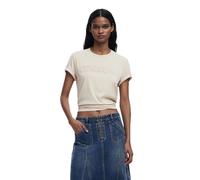 Desigual Damen 25SWTK17 T-Shirt, White, XS