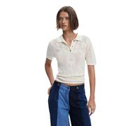 Desigual Damen Ts_ray T-Shirt, weiß, Large